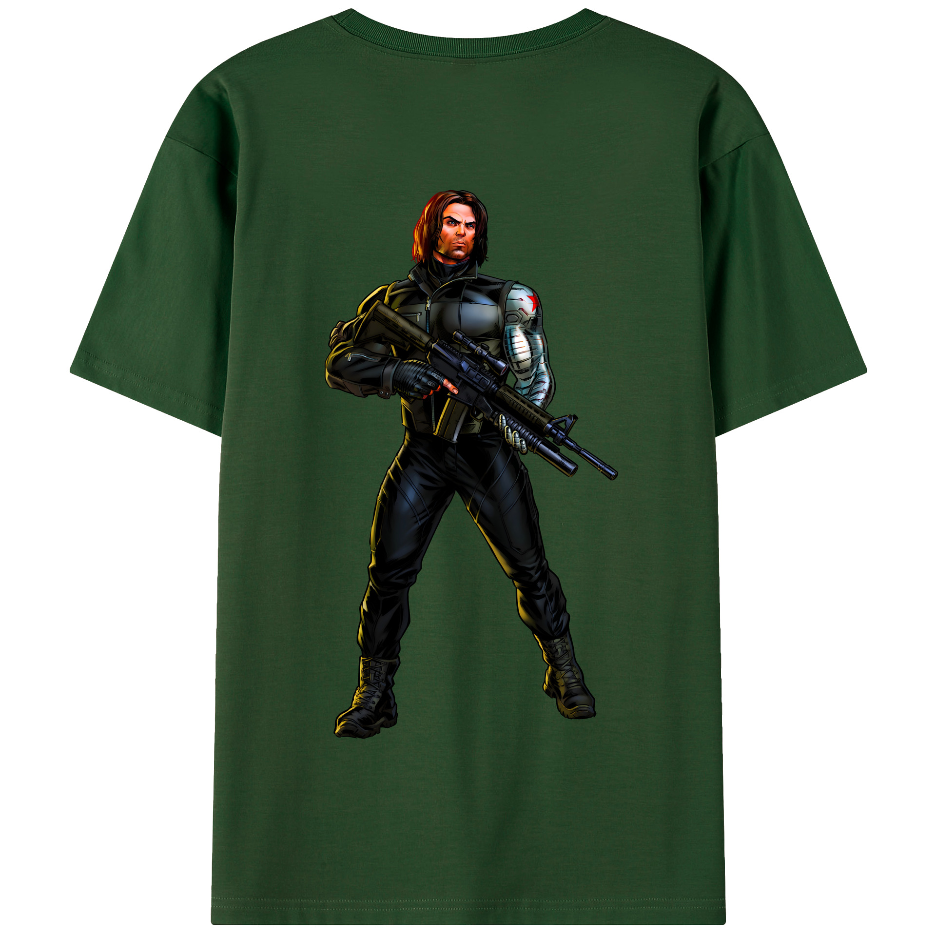 （画像用） アベンジャーズ The Avengers 綿100％半袖Tシャツ（背面プリント）